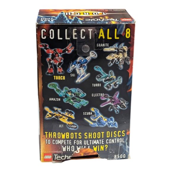 LEGO TECHNIC Torch 8500 Throw Bots Complete Set w/ Box & Instructions GOOD - Picture 7 of 10